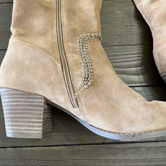 Sole Society Alexis tall boot in walnut colored - leather - Picture 4 of 14